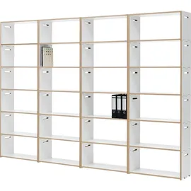 Tojo Hochstapler Aktenregal 76 x 35,2 x 32 cm Weiß