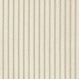 s-style möbel Ecksofa Alma Beige Cord - Ottomane links