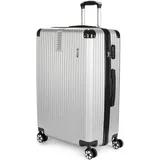 Brubaker London 4-Rollen 76,5 cm / 91 l silber