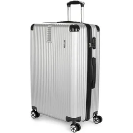 Brubaker London 4-Rollen 76,5 cm / 91 l silber