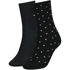 Tommy Hilfiger Socken DOT 2er Pack - schwarz - 39|40|41|42