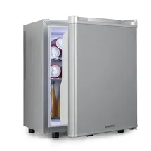 Klarstein Happy Hour 45 Getränkekühlschrank 45 l 52 cm hoch Silber