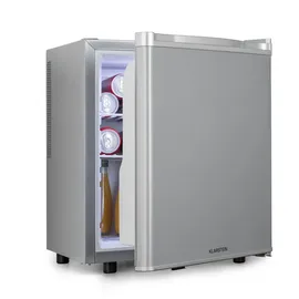 Klarstein Happy Hour 45 Getränkekühlschrank 45 l 52 cm hoch Silber