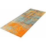 Wash+Dry Rustic 80 x 200 cm grau/orange