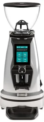 Rocket Espresso Spluga Elite Elektrische Kaffeemühle, 65mm Mahlwerk – Chrom