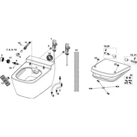 TECE TECEone Dusch-WC Weiß