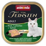 Animonda Vom Feinsten mit Schlemmerkern mit Rind, Lachsfilet & Spinat