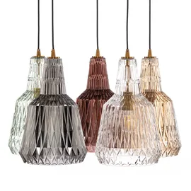 LINDBY Belarion 5 Cluster Pendelleuchte Multi-Farbigen / Esszimmer, von