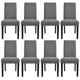 Cokaca Elastischer Stuhlhussen 8er Set Schwingstuhl,Staubdicht Und Fleckdicht,Die Stuhlhussen Schwingstühle Ist Leicht Zu Zerlegen Und Maschinenwaschbar,Für KüChen, Restaurants, Bankette, Hochzeiten