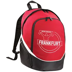 multifanshop Rucksack - Frankfurt - Meine Fankurve - Druck weiß - Tasche