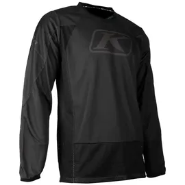 Klim Dakar Langarm-trikot - Stealth Black - L