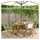 vidaXL Gartenstuhl 51 x 51 x 108 cm grün 4 St.