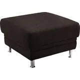 Candy Polsterhocker Korfu Polyester 73 x 48 x 73 cm Braun