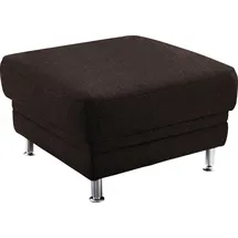 Candy Polsterhocker Korfu Polyester 73 x 48 x 73 cm Braun