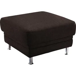 Candy Polsterhocker Korfu Polyester 73 x 48 x 73 cm Braun