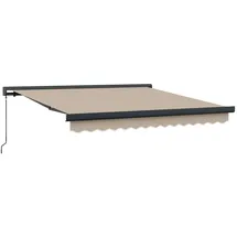 vidaXL Einziehbare Markise 300 x 250 cm beige