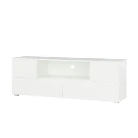 Smart BEN TV-Lowboard 160 x 55 x 40 cm Weiß MDF