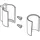 Hansgrohe Axor Brausehalter komplett 96295000 chrom, Ersatzteil
