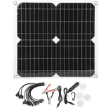25w 5v Halbflexibles Solarpanel Für Handy-, Camping- Und Wanderladegerät