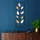 Wallity Handmade Decorative Metal Wall Accessory, 32 x 90 cm | 100% Metal (1.5 mm) | Unique Hand-Painted Design, Perfect for Home Decor & Personal Touch