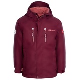 Trollkids Kinder 3in1 Jacke Lofoten Kastanienrot/Antikrosa, Größe 152