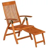 Merxx Comodoro Klappsessel 62 x 114 x 110 cm braun