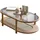 JVmoebel Moderner Braun Couchtisch Holz 75 x 45 cm