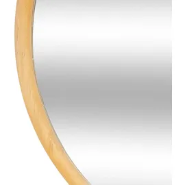 Atmosphera Créateur d'intérieur Spiegel in Holzrahmen Kim, Holz, d55cm