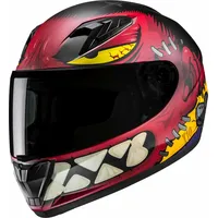 HJC Helmets Y10 Frank Matt/Schwarz/Rot S