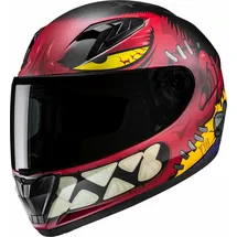 HJC Helmets Y10 Frank Matt/Schwarz/Rot S