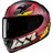 HJC Helmets Y10 Frank Matt/Schwarz/Rot S