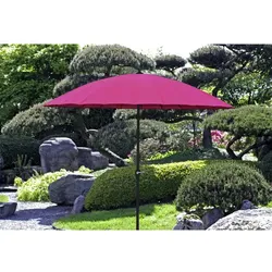 GARDEN PLEASURE Sonnenschirm, rund - rosa