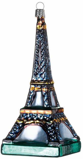 Pendentif pour arbre de Noël Tour Eiffel Weihnachtsland, 16x7.5x7.5 cm