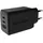 Fairphone Dual USB-C + USB Schnellladegerät 65W Schwarz