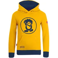 Trollkids Troll Kapuzenpullover - Golden Yellow / Mystic Blue - 98 cm