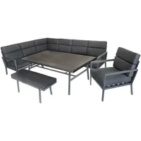 bellavista® Sorrent Ecklounge grau Aluminium