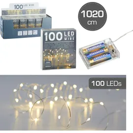 Cepewa LED Lichterkette - silber