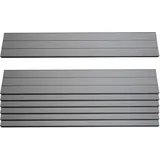 MCW WPC Sichtschutzlatten Savoie 90 cm grau 7 St.
