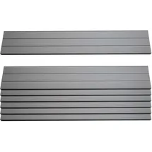 MCW WPC Sichtschutzlatten Savoie 90 cm grau 7 St.