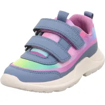 superfit Mädchen Halbschuhe, blau, Gr.23 - Blau,Rosa - 23
