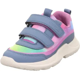 superfit Mädchen Halbschuhe, blau, Gr.23 - Blau,Rosa - 23
