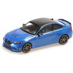 MINICHAMPS 410021025 1:43 BMW M2 CS - 2020 - BLUE W/ GOLD WHEELS