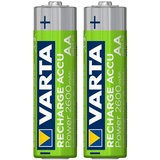 2x Varta Power Akkus AA Mignon 2600 mAh 5716 f. ua. Gigaset Telefon etc. 2 Stück