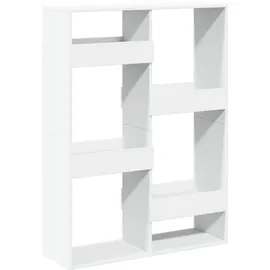 vidaXL Bücherregal Raumteiler 100 x 33 x 135 cm Weiß