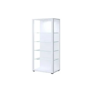 None Vitrine Glasol , weiß , Maße (cm): B: 51,8 H: 114,5 T: 34.8