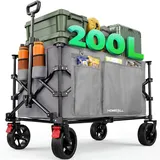 HOMECALL Bollerwagen 200L grau Kühltasche