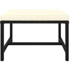 vidaXL 2-Sitzer-Gartensofa 2 x 0 x 0 cm Schwarz