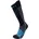 Skisocken grau/azur 35-38
