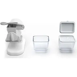 RGV Robusta Junior Elektrische Reibe/Spiralisierer Transparent, Weiß