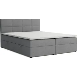 venasi Betty Boxspringbett mit Bettkästen H2/H3 GRAU - Grau